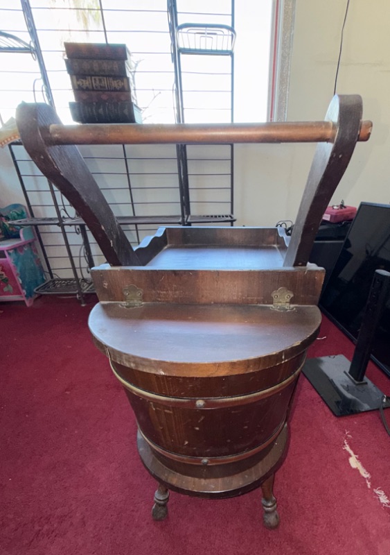 Photo 1 of VINTAGE WOOD FLOWER CART 32”x15” H30”