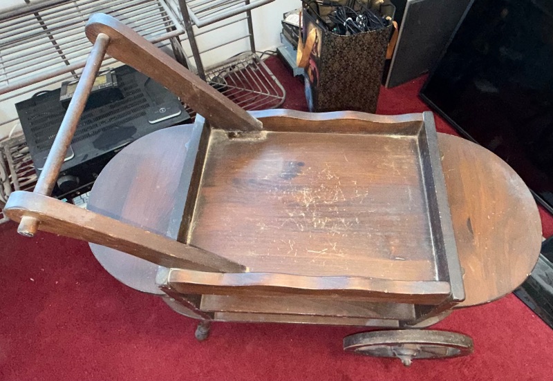 Photo 1 of VINTAGE WOOD FLOWER CART 32”x15” H30”