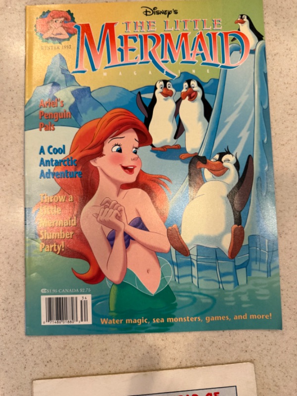 Photo 1 of 3-VINTAGE COLLECTIBLE LITTLE MERMAID COMIC BOOKS