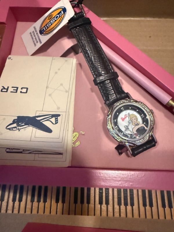 Photo 1 of NEW COLLECTIBLE BARBIE WATCH IN PIANO STORAGE CASE