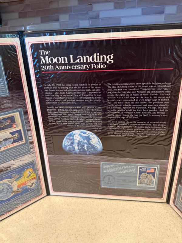 Photo 1 of NEW FOLDER “THE MOON LANDING 20TH ANNIVERSARY” FOLIO