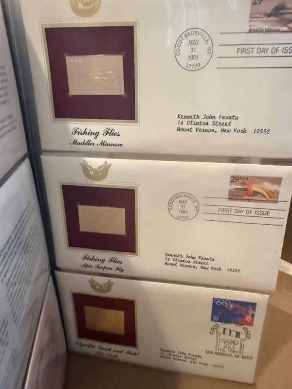 Photo 1 of GOLDEN REPLICAS OF UNITED STATES STAMPS BOOK