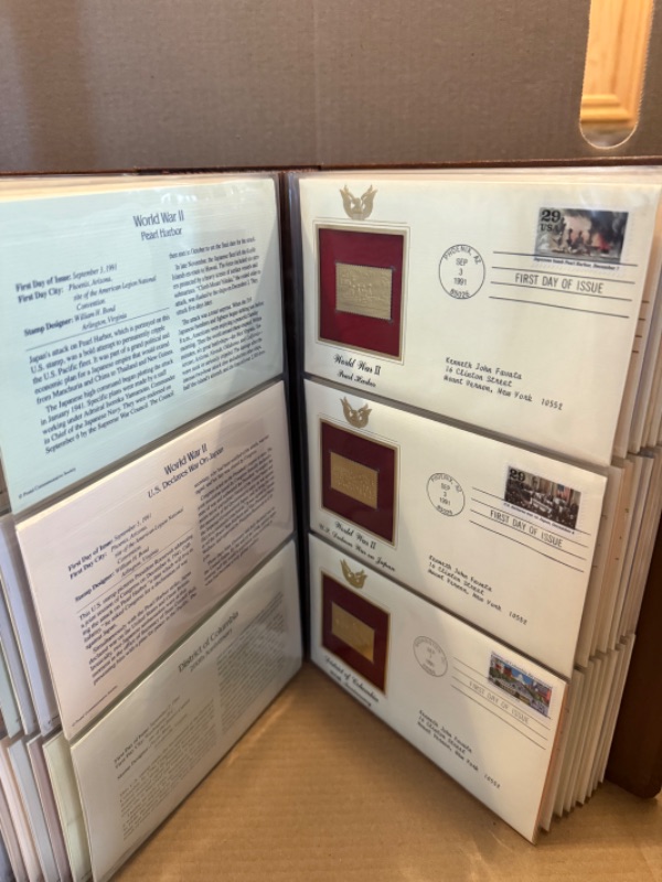 Photo 1 of GOLDEN REPLICAS OF UNITED STATES STAMPS BOOK