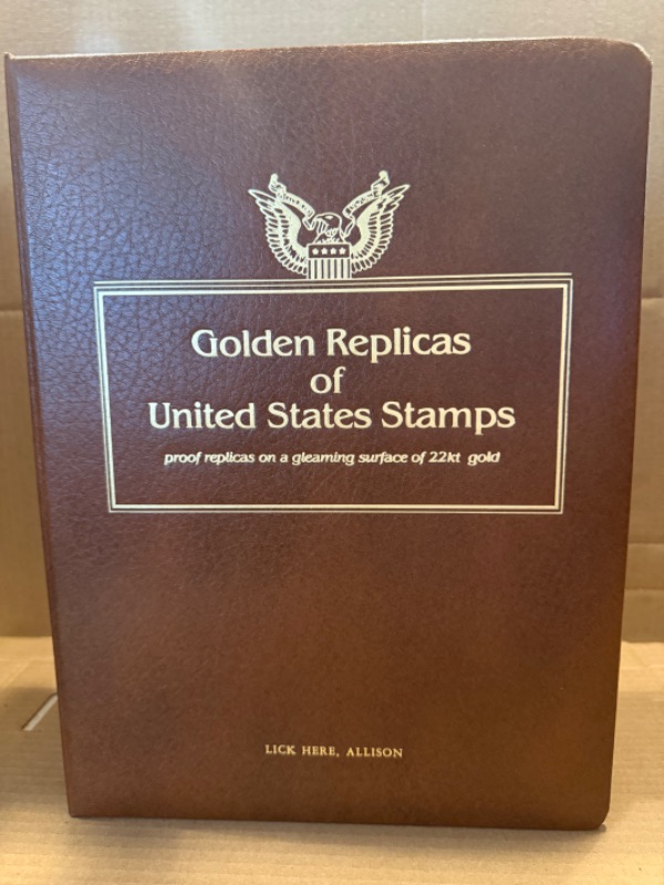 Photo 1 of GOLDEN REPLICAS OF UNITED STATES STAMPS BOOK