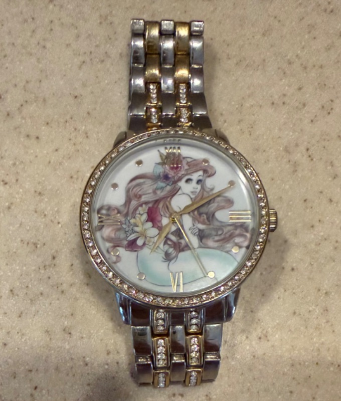 Photo 1 of DISNEY SILVER & GOLD TONE PRINCESS WATCH