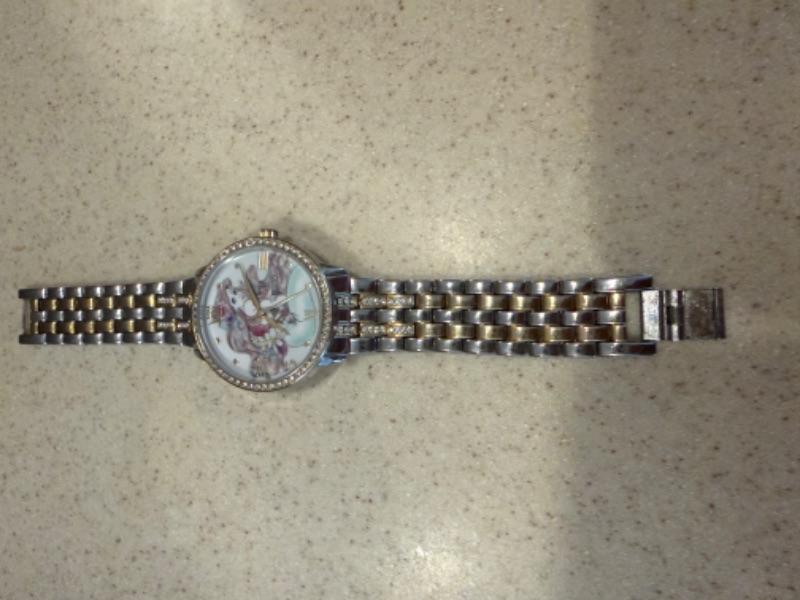 Photo 1 of DISNEY SILVER & GOLD TONE PRINCESS WATCH