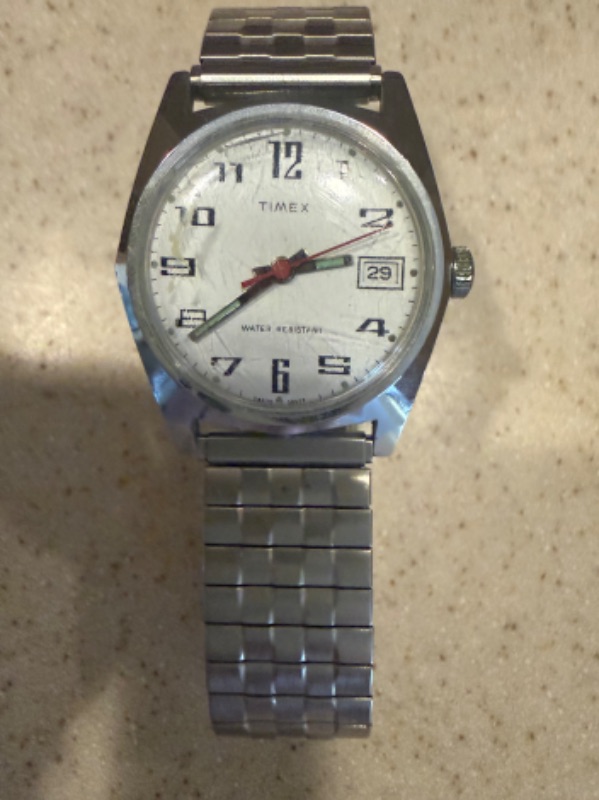 Photo 1 of VINTAGE SILVER TIMEX WATCH