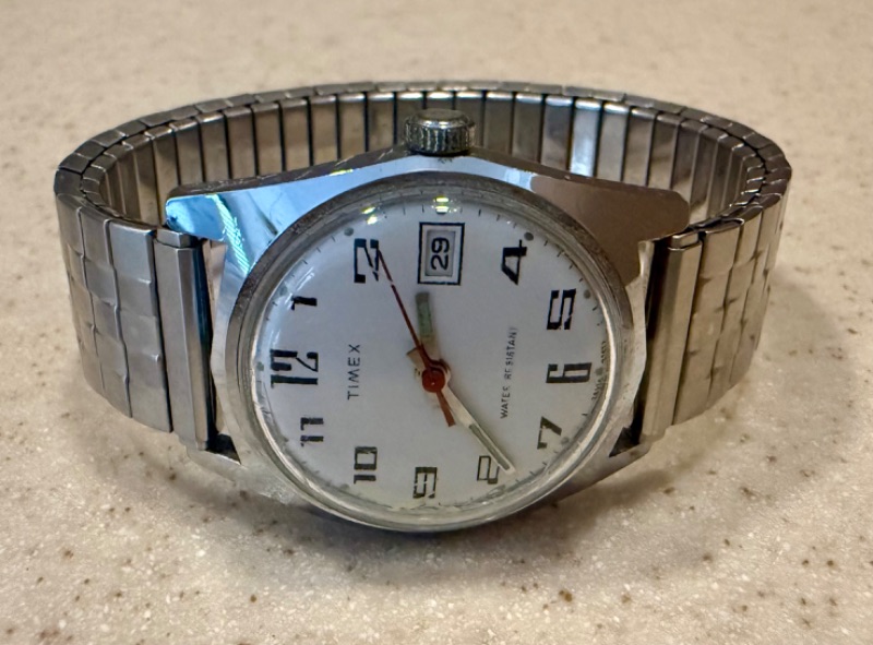 Photo 1 of VINTAGE SILVER TIMEX WATCH