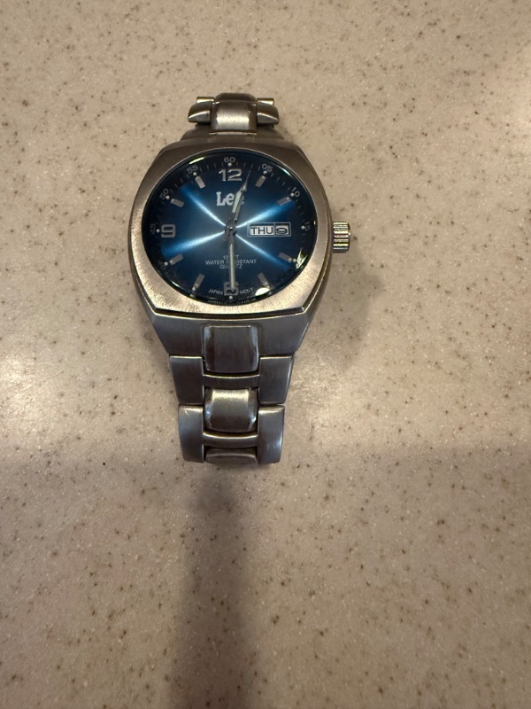 Photo 1 of LEE MEN'S SILVER WATCH