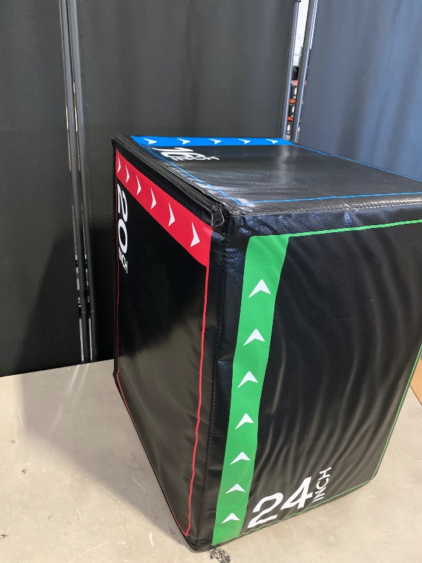 View 2 of BalanceFrom 3-in-1 Foam Plyometric Jump Box for Home Gym, Multiple Heights