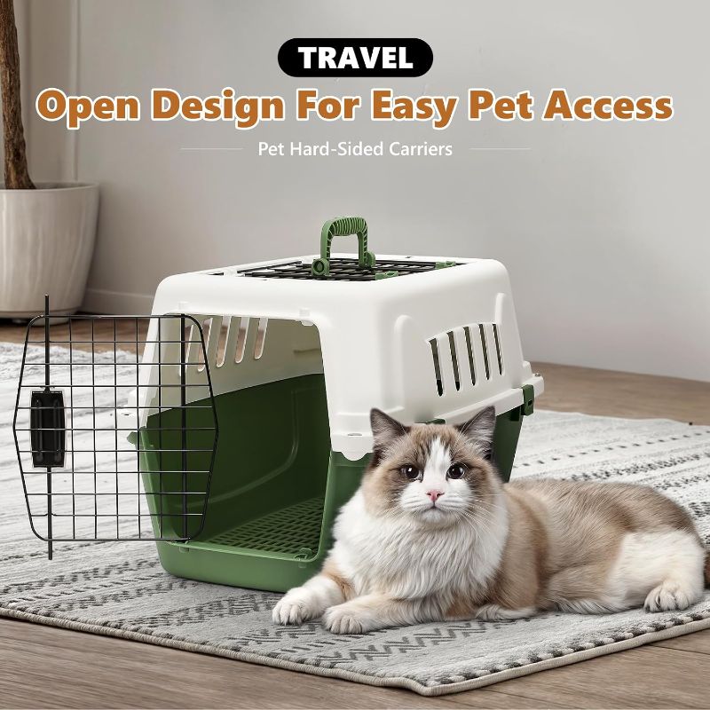 Photo 1 of Athena Collection 22" Hard-Sided Travel Pet Carrier for Small Dogs and Cats