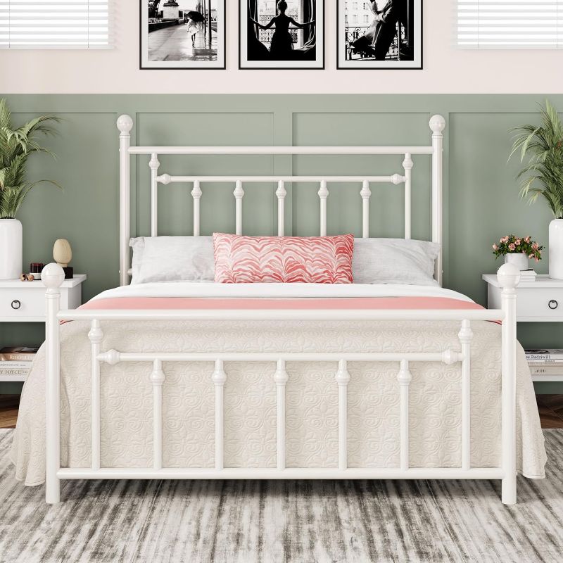 Photo 1 of Allewie 14'' Full Size Metal Platform Bed Frame