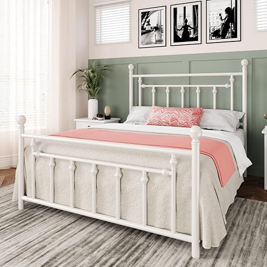 Photo 1 of Allewie 14'' Full Size Metal Platform Bed Frame