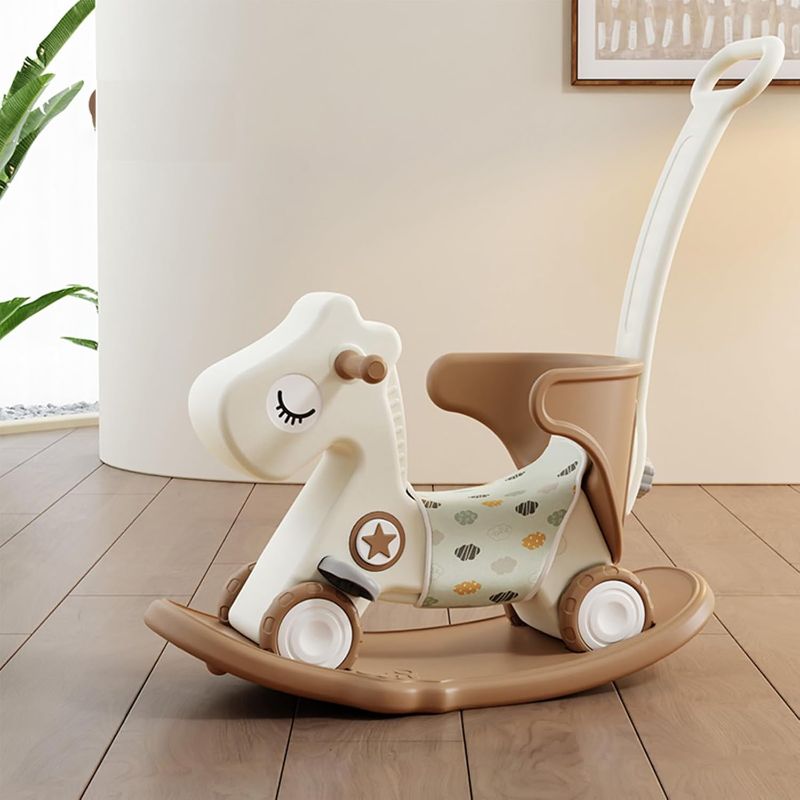 Photo 1 of 4-in-1 Rocking Horse for Toddler 1-3 Baby Ride On Rocker Push Car