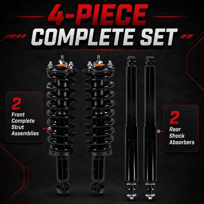 Photo 1 of 4PCS Front Rear Struts Shock Assembly Fit for Toyota Tundra RWD 2000-2006