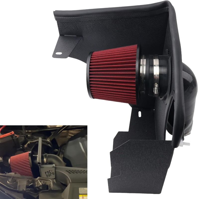 Photo 1 of Cold Air Intake Compatible with 2018+ Audi Q5 B9 2.0T 45 TFSI EA888 2.0T Aluminum Pipe, High - Flow Filter