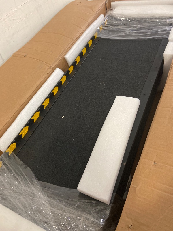 Photo 1 of 3FT Black Portable Wheelchair Ramp for Home Steps, Non-Skid Aluminum Ramp