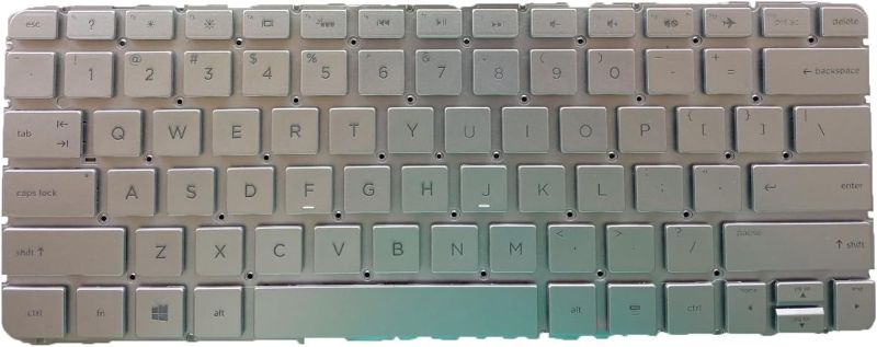 View 2 of 100% New 100% New US Layout with Backlit Keyboard for HP Spectre X360 13-4000 13-4001DX 13-4002DX 13-4003DX 13-4005DX 13-4013DX 806500-001 Silver TPN-Q157 Q213