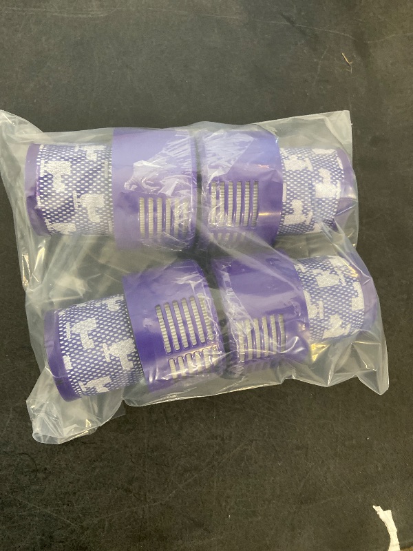 View 3 of 4 Pack V10 Filters Replacement Parts Compatible with Dyson V10 Cyclone Series, Cyclone V10 Absolute, Cyclone V10 Animal, V10 Total Clean, SV12, Replace Part No. 969082-01