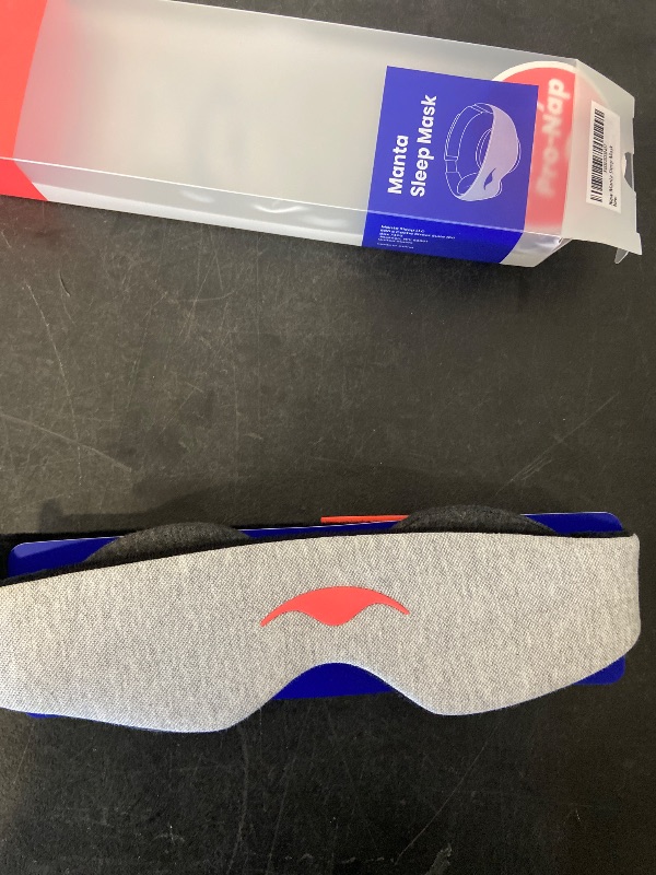 View 2 of Manta Original Sleep Mask - Maximum Blackout Sleep Mask for Deep Sleep, Adjustable with Detachable Eye Cups, Zero Eye Pressure for Back & Belly Sleepers, Ideal for Travel, Shift Work & Daytime Sleep
