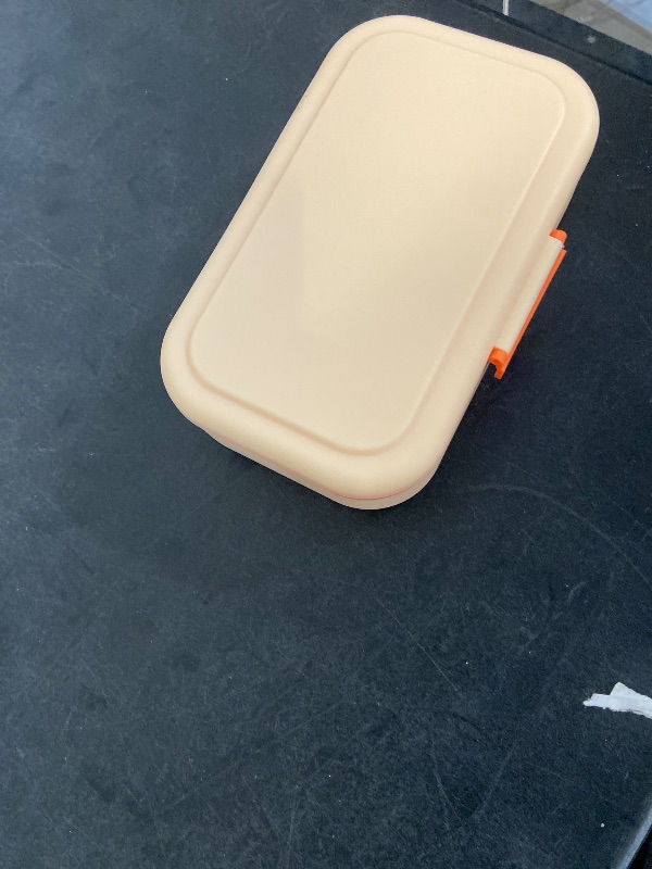 View 3 of ovve Bento Box for Kids & Cutlery Set – Leakproof Kids Lunch Box, Interchangeable Inserts, BPA-Free, Dishwasher Safe Lunch Containers for School, Preschool, Toddler (Orange)