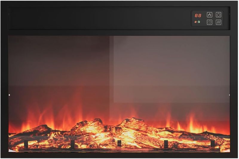 Photo 1 of Garvee 30'' Farmhouse Electric Fireplace, 3D Flame Effect
