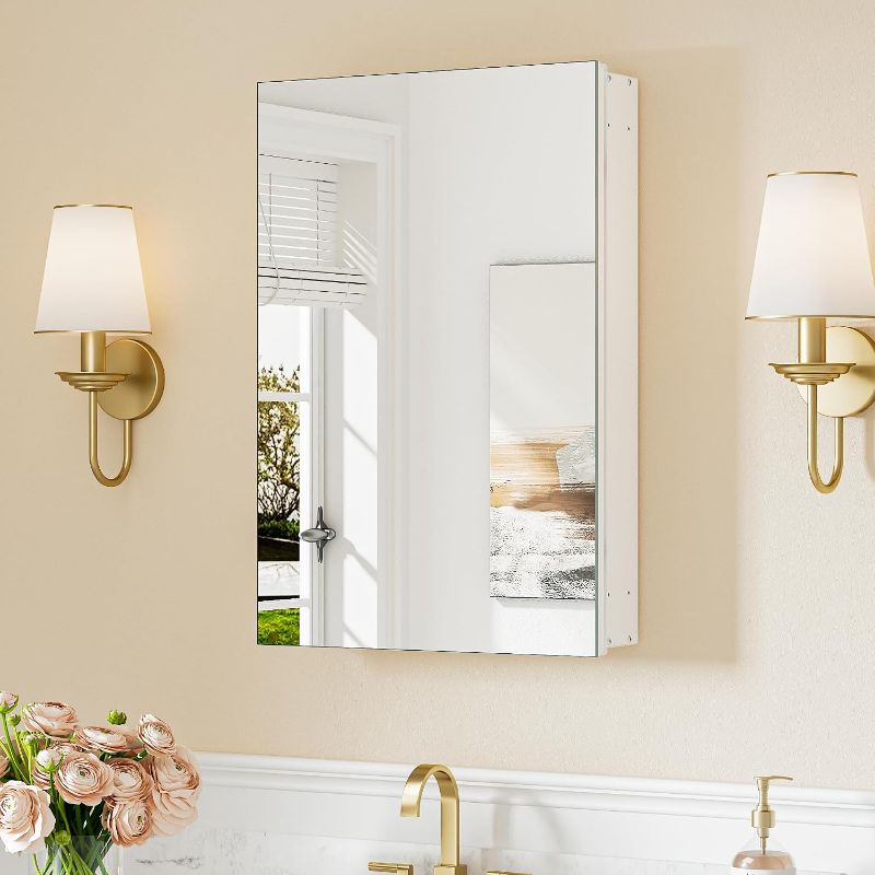 Photo 1 of Medicine Cabinet with Mirror 16 x 24 Inch