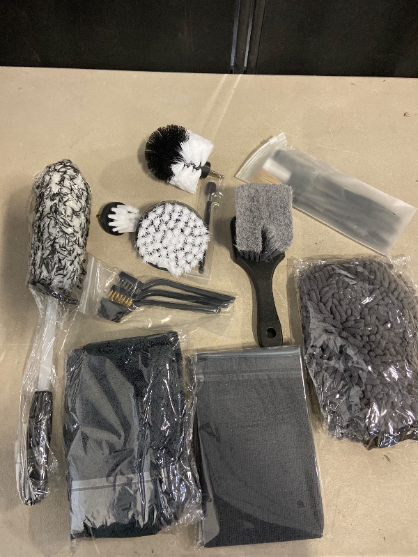 View 3 of ar Detailing Kit, Car Detailing Brush Set, Car Cleaning Kit, Auto Detailing Tools for Interior Exterior Wheels,