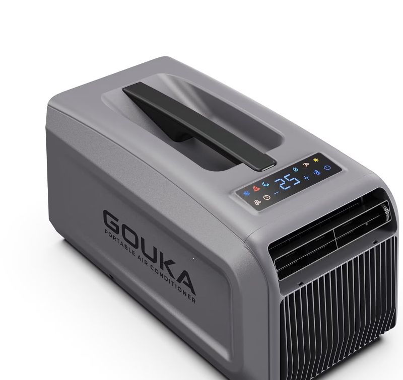 Photo 1 of GOUKA Portable Air Conditioner, 5200BTU Powerful Cooling AC Unit with Built-in Dehumidifier & 3 Fan Speeds, Easy Installation Window Kit Included, Room Cooler for Small to Medium Rooms