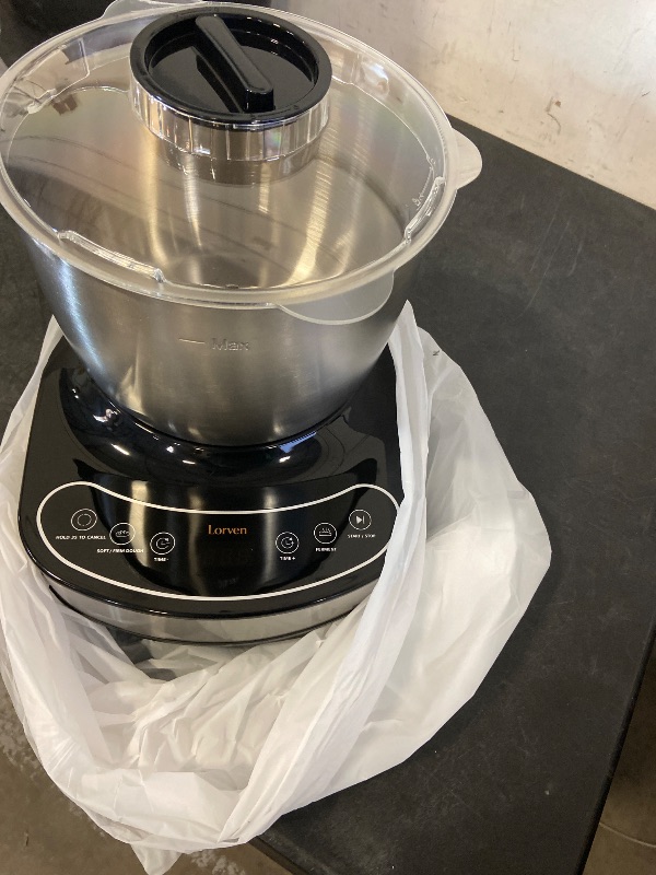 View 3 of Automatic Electric Dough Maker, Multi-Functional Dough Mixer with Ferment Mode for Bread and Pizza