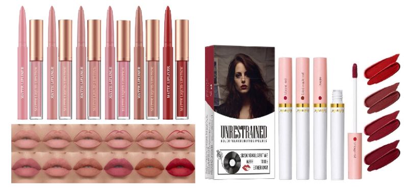 Photo 1 of 16 Pc Lipstick Pack - Lana Del Ray 4pk Cigarette Velvet & BestLand 12pk Liner & Lipstick New