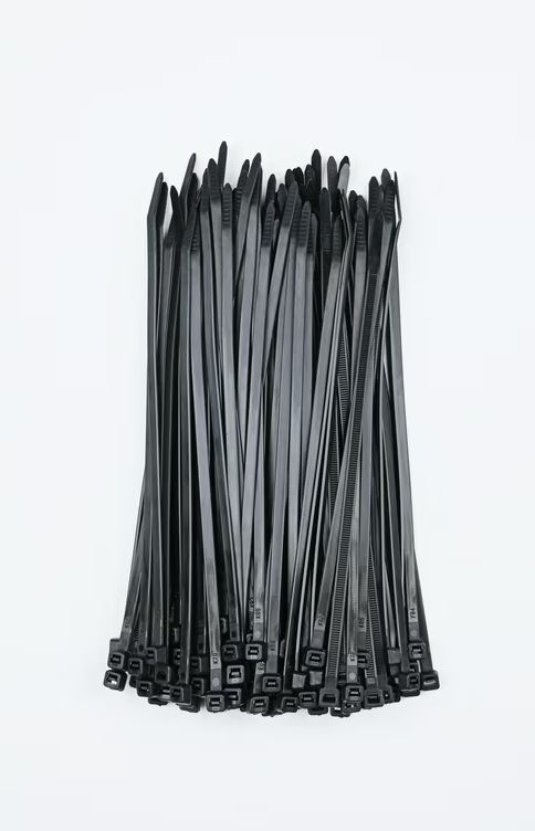 Photo 1 of 216 count Hyper Tough 8 Inch Cable Tie 75lbf Black Color