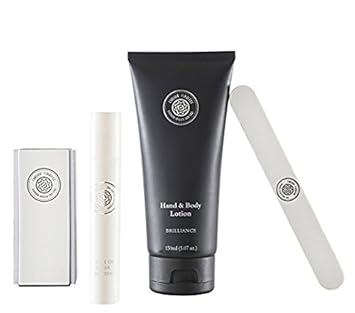 Photo 1 of Deluxe Manicure Kit Covers All Basis Needed For Perfect Nails 3 In 1 Nail Trimmer Nail File 4-Way Nail Buffer Cuticle Oil Hand & Body Lotion For All Your Desires To Keep Your Nails Pristine