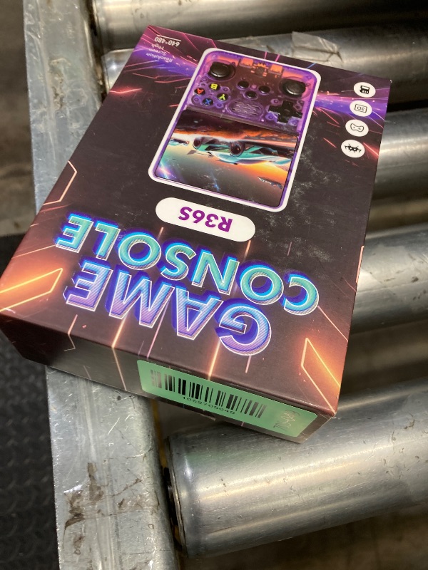 Photo 1 of **LINES ON SCREEN**ugtenversi Retro Handheld Game Console Preload 20000+ Games ?12+Emulators , Portable Retro Gaming Console 3.5-inch IPS Screen ?Purple