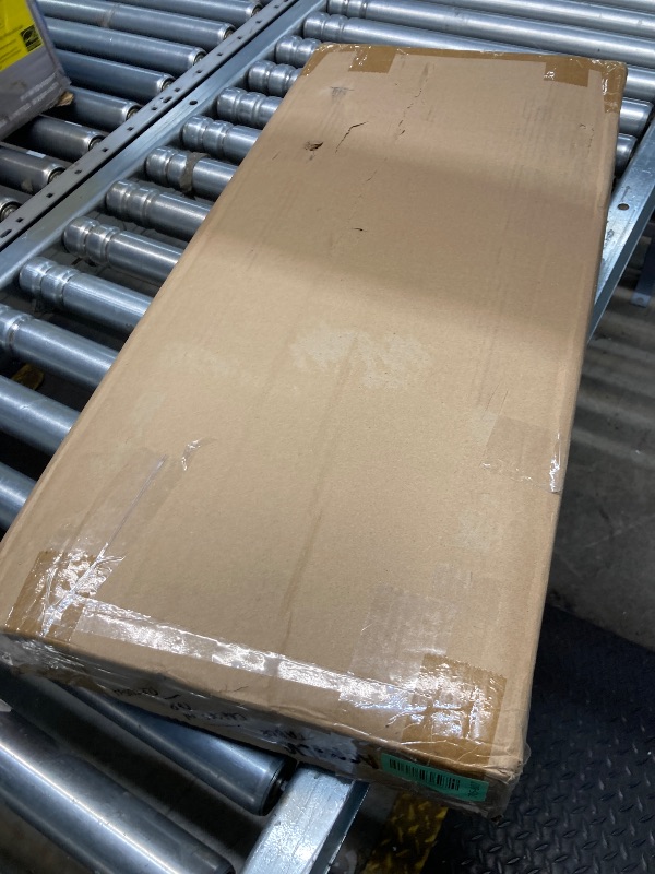 Photo 1 of **ONLY ONE/HAS CRACKS ON TOP TWO SIDES**Beeveer 2 Pcs Acrylic Foldable TV Dinner Table Clear Small Folding TV Tray Space Saving Acrylic Dining Table for Eating Snack Coffee Bed Desk Side Living Room Kitchen Furniture Easy Assembly