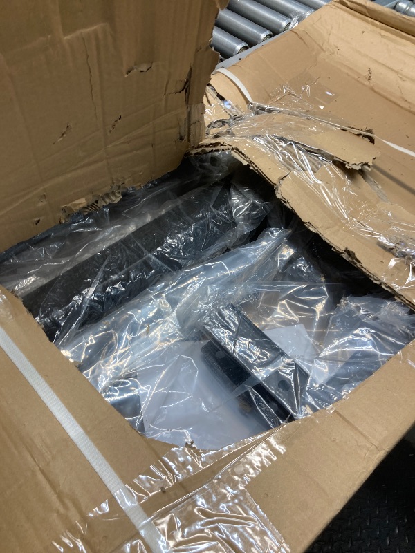 Photo 1 of **MISSING PARTS**Fitvids 2-Inch Olympic Weight Plate Tree, Square w/Wheels, Black