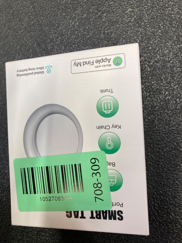 Photo 1 of [Apple MFi Certified] LBPRT Air Tracker Tag 4 Pack, Smart Bluetooth Item Finder Work with Apple Find My (iOS Only, Android not Supported), Key Locator for Luggage Suitcase, Wallet. Replaceable Battery