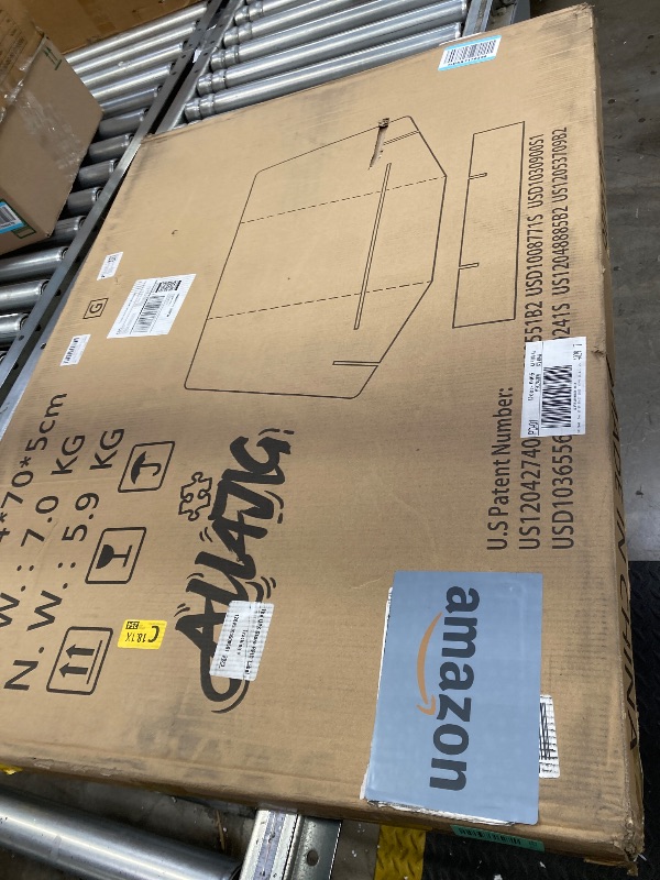 Photo 1 of **damaged**ALL4JIG 1500 Pieces Rotating Puzzle Board with 4 Drawers and Cover,25"x34" Portable Wooden Jigsaw Puzzle Table for Adults,Lazy Susan Spinning Puzzle Boards Birthday Gift for mom