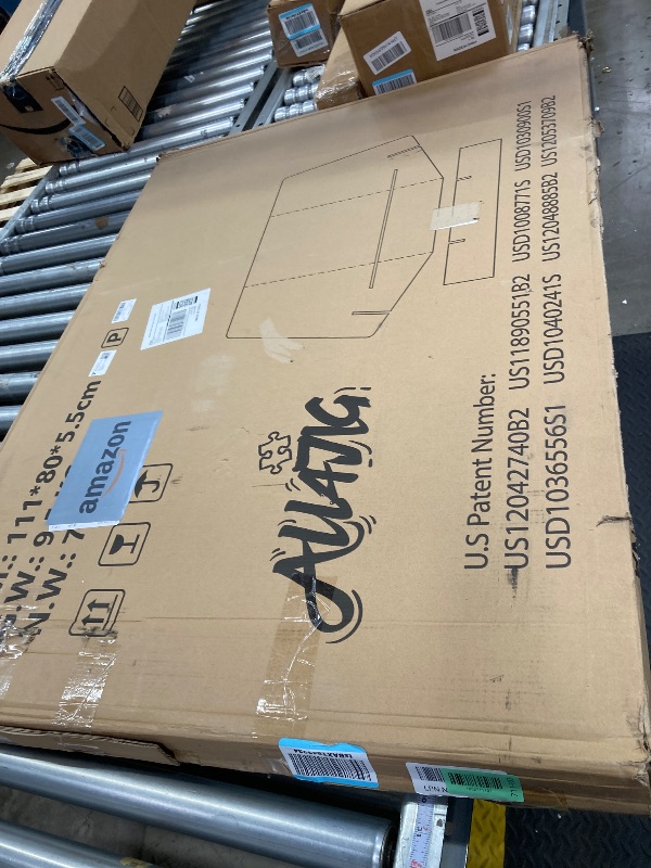 Photo 1 of **broken**ALL4JIG 2000 Piece Rotating Puzzle Board with 4 Drawers and Cover, 28.5"x40.1"Portable Wooden Jigsaw Puzzle Table for Adults Portable, Lazy Susan Spinning Boards Birthday Gift for mom