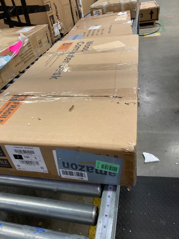 Photo 1 of ***Parts only***

DWVO L Shaped Desk with Drawers, 65" Computer Desk with Power Outlets & LED Lights, Corner Home Office Desk with Storage Shelves & Printer Stand, White
