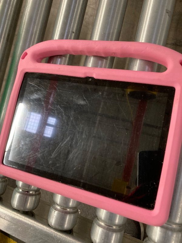 Photo 1 of ***DAMAGE -MISSING CORDS*** CWOWDEFU Kids Tablet,10-inch Android 14 Tablet for Kids with Protective Case,Face ID,Kids Pad has 6000 mAh, 8(4+4) GB RAM,128 GB ROM,WiFi 6, Bluetooth 5.0,Gift for Children  ***USED, SOME SCUFFS/SCRATCHES, MISSING CORDS -SELLIN