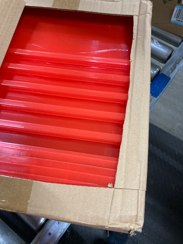 Photo 1 of  Pack 7 Quart Colorful Plastic Storage Bins with Lids Storage Latch Box Stackable and Nestable Clear Toy Storage Organizer Bins with Latching Handle and Buckle for School Kid Room Home(Red)