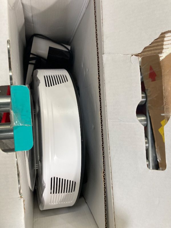 Photo 1 of **NEEDS CLEANING**Lefant Robot Vacuum Cleaner, Strong Suction, 120 Mins Runtime, Slim, Low Noise, Automatic Self-Charging, Wi-Fi/App/Alexa Control, Ideal for Pet Hair Hard Floor and Daily Cleaning, M210