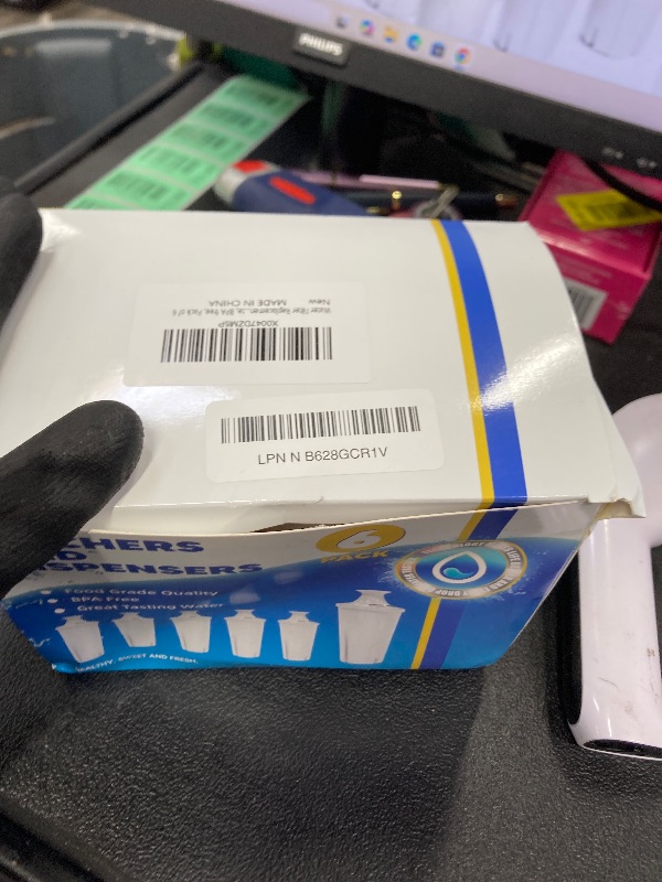 Photo 1 of ***Missing pieces***Water Filter Replacement Compatible with Brita Water Pitchers and Dispensers, by DESENRUIS for Classic 35557, OB03, Mavea 107007, Reduce Chlorine and Bad Taste, BPA free, Pack of 6***Missing pieces***