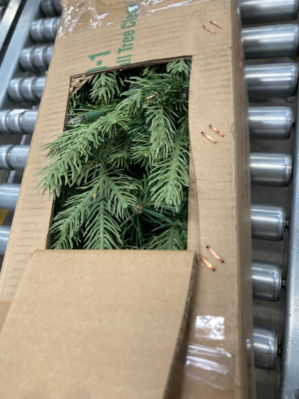 Photo 1 of ***LIGHTS DO NOT WORK***National Tree Company 3 ft Pre-Lit Nordic Spruce Mini Artificial Christmas Tree, 100 Clear Lights, 363 Tips, Burlap Base, Green***LIGHTS DO NOT WORK***