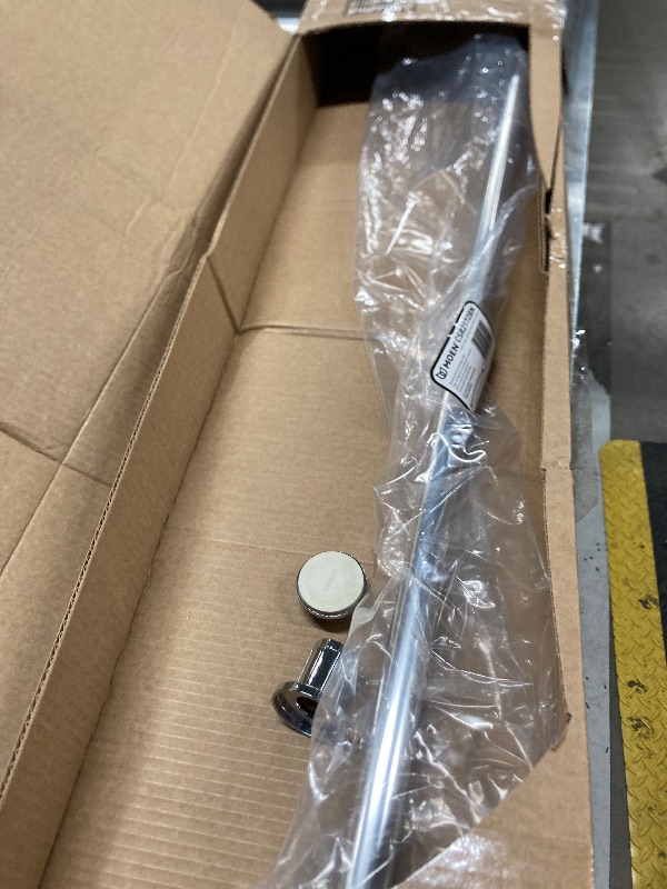 Photo 1 of **Missing parts
Moen Curved Adjustable Spring Tension No Drill Shower Curtain Rod for Bathroom, Brushed Nickel Finish, CSR2172BN
