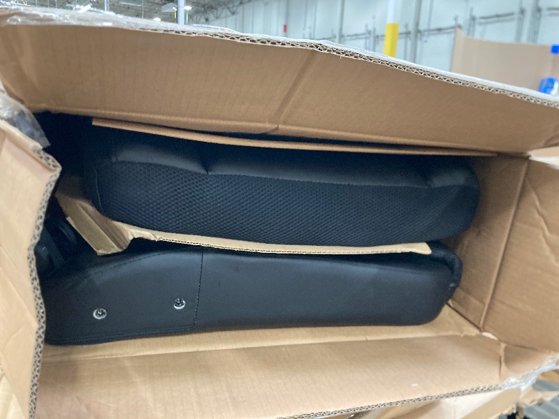 Photo 1 of ***THIS ITEM SOLD FOR PARTS ONLY * NON FUNCTIONAL***
Amazon Basics Classic Puresoft PU Padded Mid-Back Office Desk Chair with Armrest, Easy Assembly, Sturdy Metal Base, Wheels, 275lb Support, 26"D x 23.75"W x 42"H, Black***THIS ITEM SOLD FOR PARTS ONLY * 