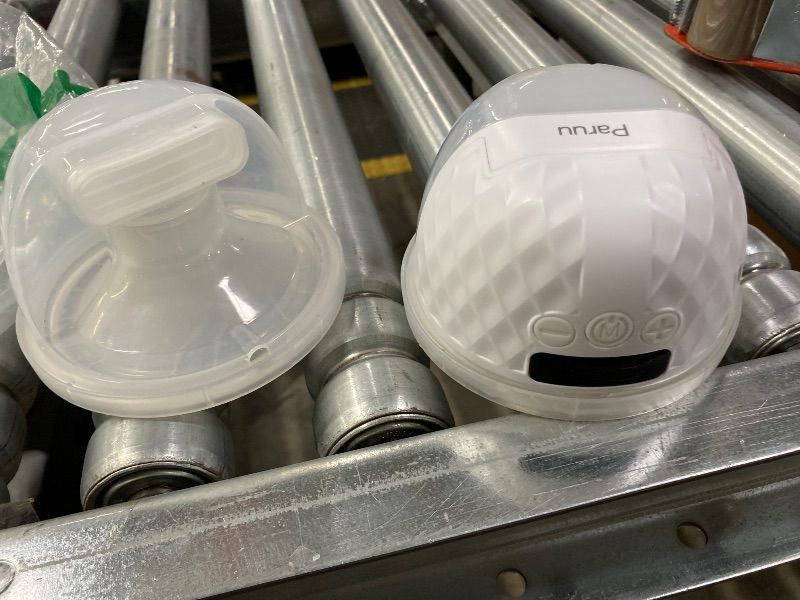 View 3 of **MISSING PARTS**Paruu P10 Hands-Free Breast Pump Wearable, 338mmHg Strong Suction, Low Noise, 4 Modes & 9 Levels, Electric Breast Pump Portable, Smart Display, 19/21/24/28mm Insert/Flange, 2 Pack (White)