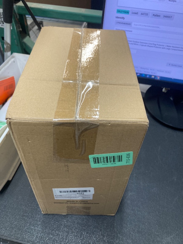 Photo 1 of (4-Pack) X-Large Green Outdoor Extension Cord Plug Protector | Water-Resistant Holder for Holiday String Lights and Wires | Capsule Shaped Protector with Large Compartment