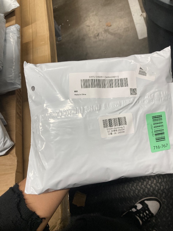 Photo 1 of dark grey Womens Linen Pants small